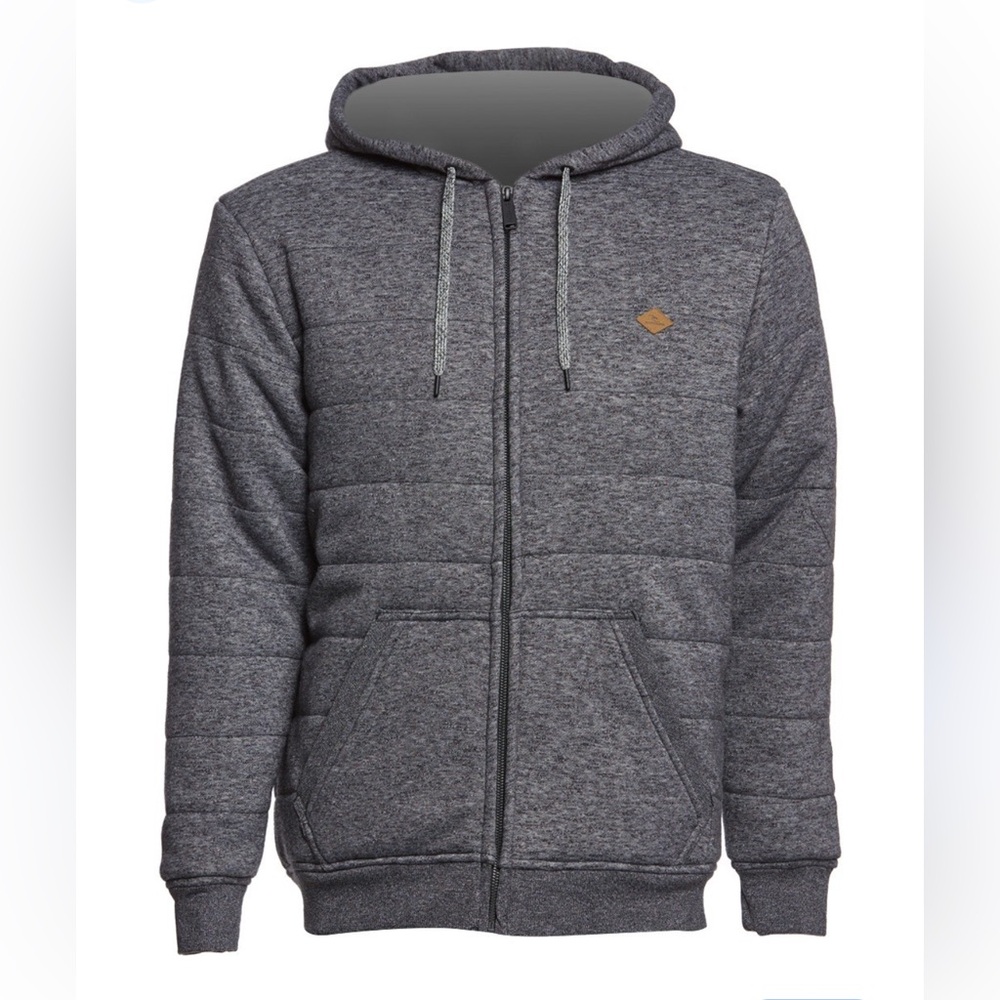 Rip Curl Gray Sherpa Hooded Jacket men’s small